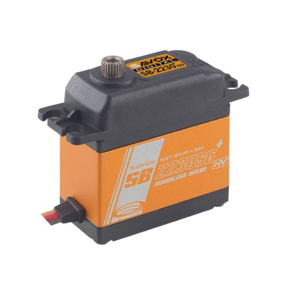 Savox SB2230SGP Tall High Voltage Brushless Digital Servo with Soft Start