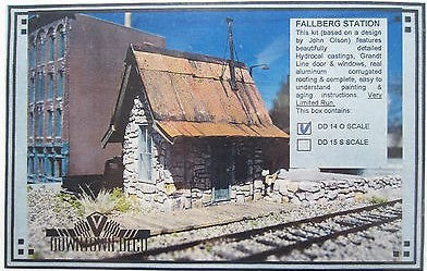Downtown Deco DD1004 HO Scale Fallber Station Hydrocal Building Kit LN/Box
