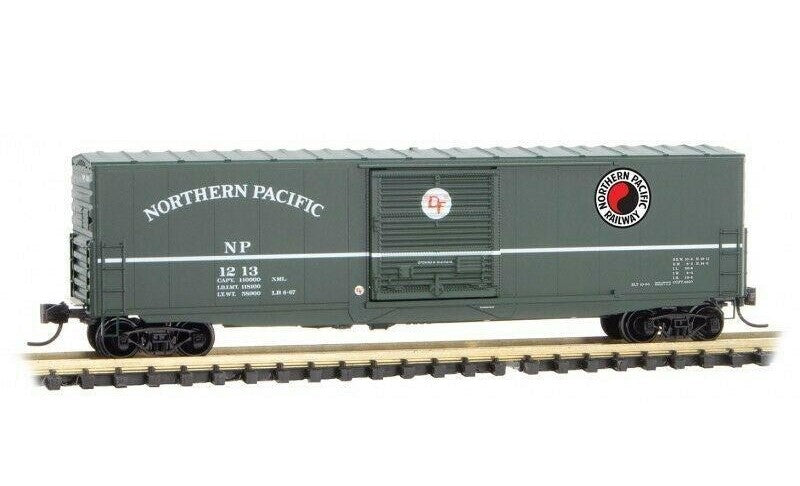 Micro-Trains 18000180 N Northern Pacific 50' Standard DODX Boxcar #1213