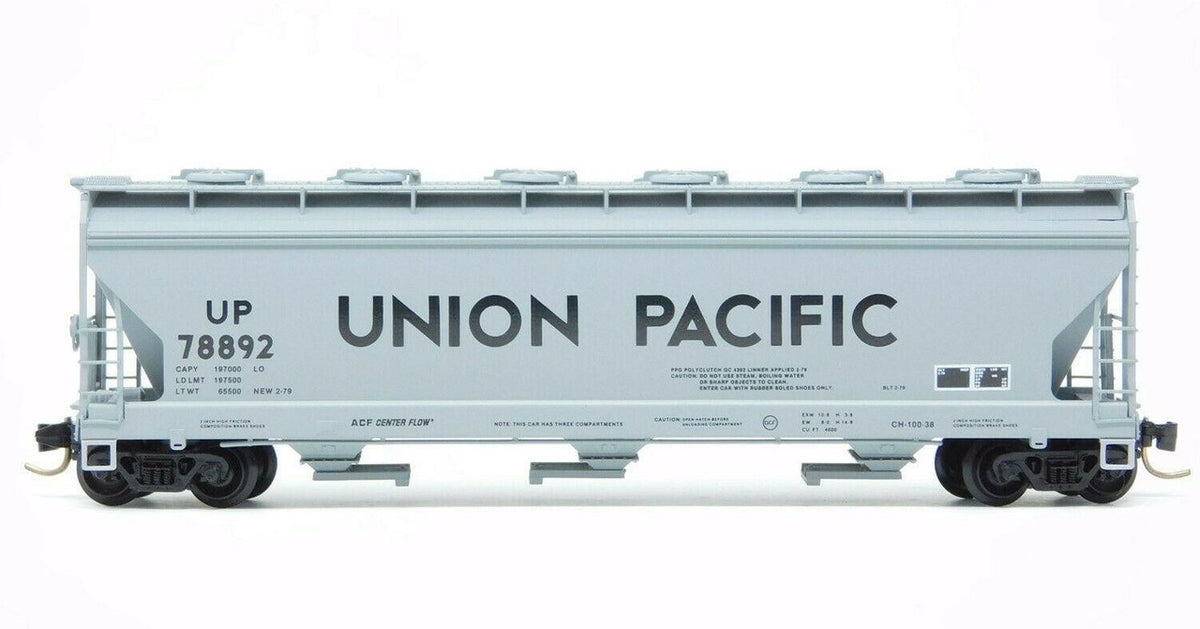 Micro-Trains 09300010 N Union Pacific 3-Bay ACF Centerflow Covered Hopper #78892 LN/Box
