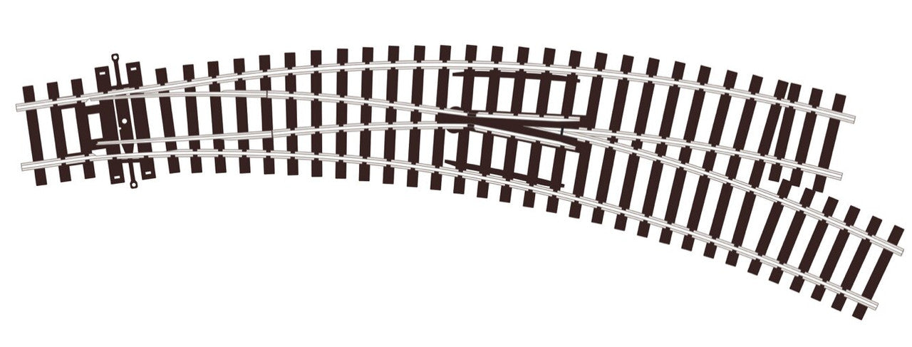 Peco SL-U76 00/H0 Right Hand Small Radius Curved Turnout