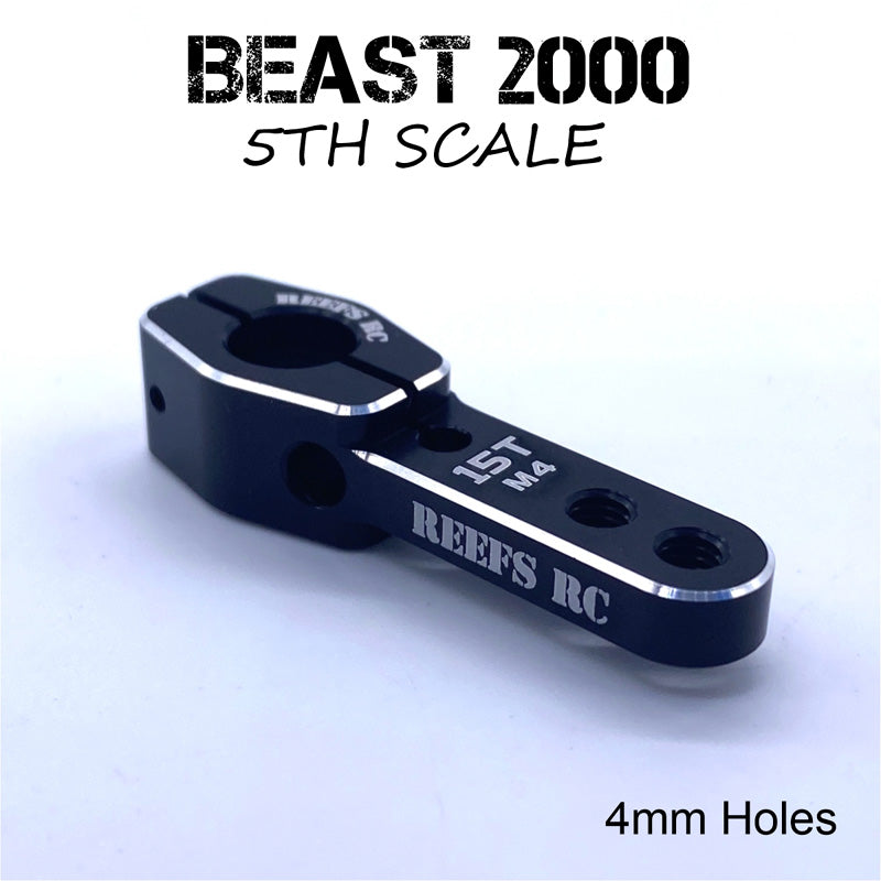 Reef's RC REEFS107 5th Scale Single HD Horn 15T 4mm Holes
