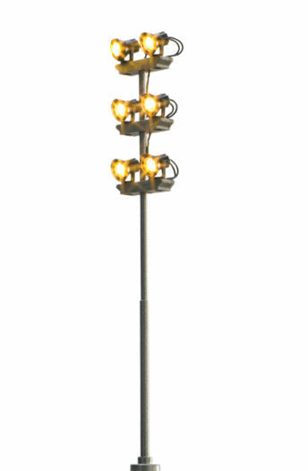 Brawa 84110 HO 6-3/32" Single 6-Spot Floodlight