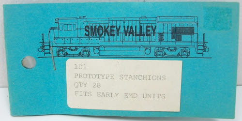 Smokey Valley RR Products 101 Handrail Stanchions for EMD Locomotives (28)