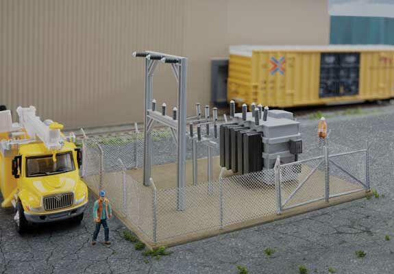 Walthers 933-4175 HO Scale Small Substation Building Plastic Kit