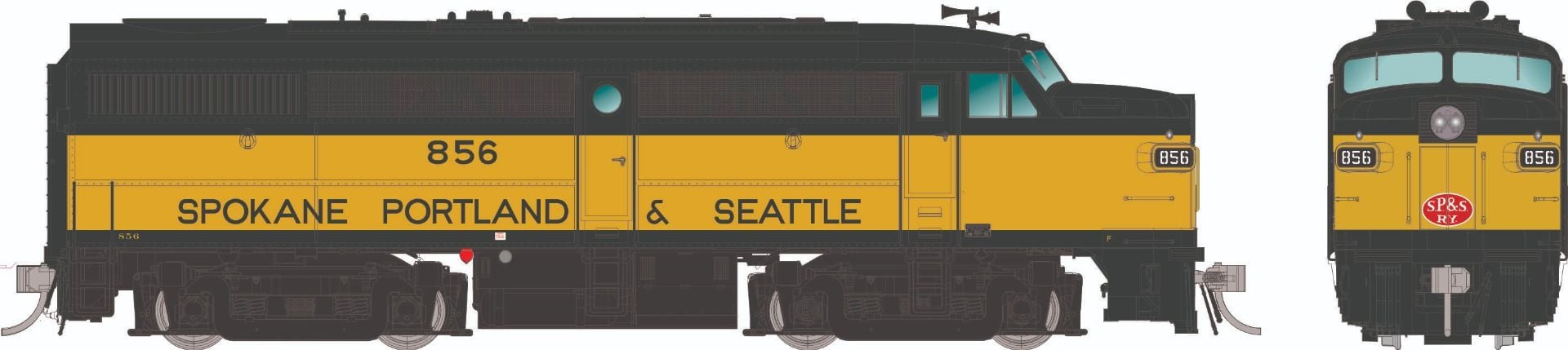 Rapido Trains 037075 HO SPS ALCo FA-1 Diesel Locomotive DC/Silent #864