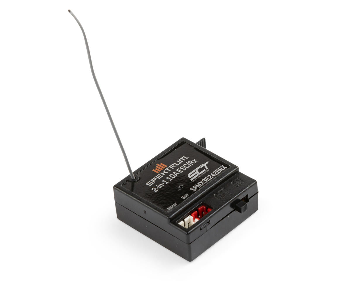 Spektrum SPMXSE2425RX 10 Amp Brushed 2-in-1 ESC/SLT Receiver Combo