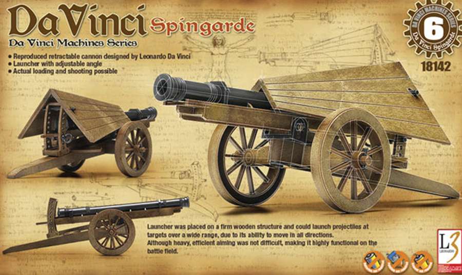 Academy 18142 Da Vinci Machines Series Spingarde Kit