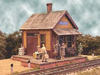 Bar Mills 0262 HO Springfield Station Building Kit