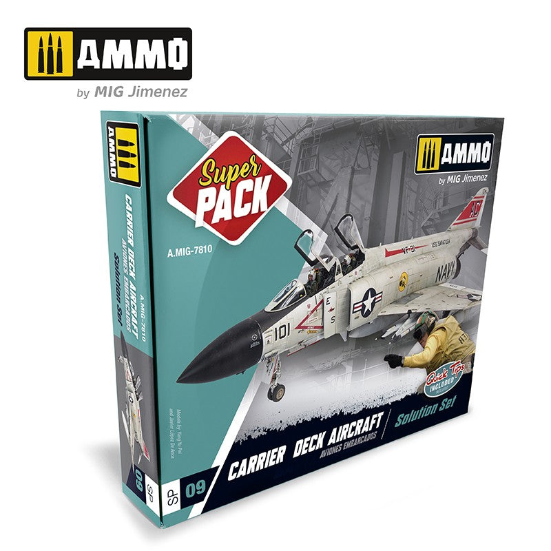 Mig Jimenez AMIG7810 Carrier Deck Aircraft Super Pack Solution Set