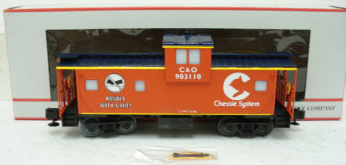 Petersen OC-102 O Gauge C&O " Handle With Care" Chessie System Caboose #903110 LN/Box