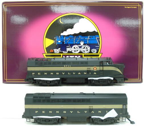MTH 20-2293-1 O Gauge Pennsylvania Sharknose AB Diesel Engine Set w/PS2 #9711B LN/Box