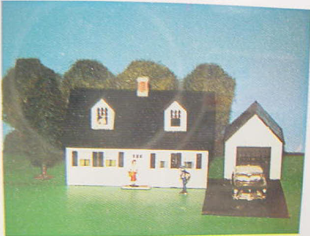 Bldgs Unlimited 106 Cape Cod House w/Front Dormers Building Kit