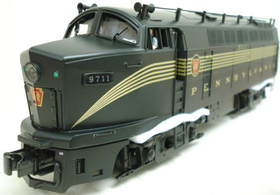 MTH 20-2293-1 O Gauge Pennsylvania Sharknose AB Diesel Engine Set w/PS2 #9711B LN/Box