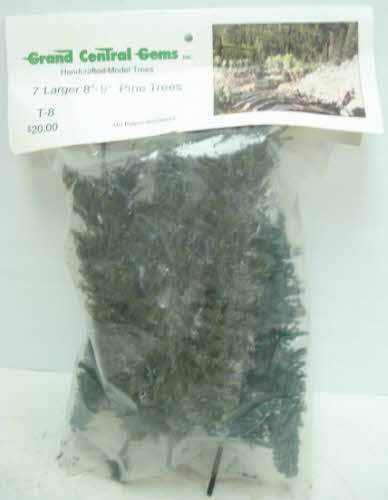 Grand Central Gems T8 Large Pine Trees (Pack of 7)