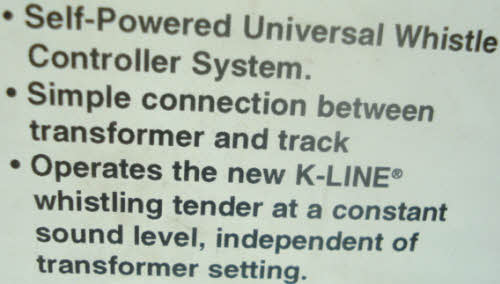 K-Line K952D Universal Whistle Controller