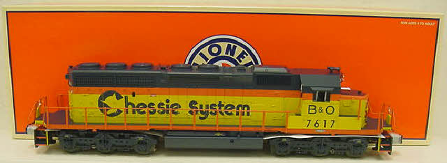 Lionel 6-28245 Chessie SD-40-2 Conventional Diesel Locomotive #7617