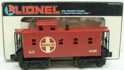 Lionel 6-6430 O Gauge Santa Fe Red Caboose EX/Box
