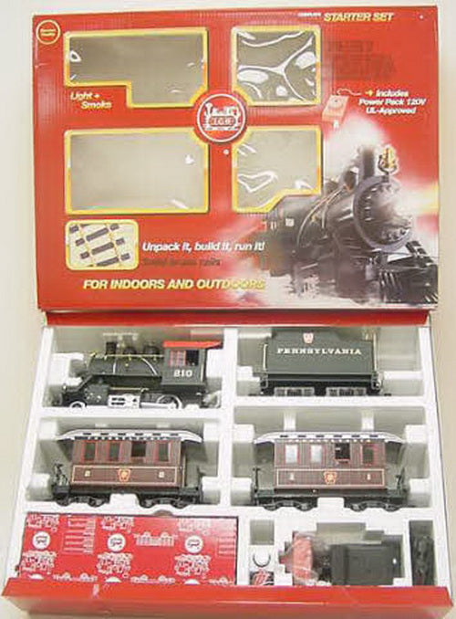 LGB 72323 Pennsylvania G Gauge Steam Passenger Train Set LN/Box