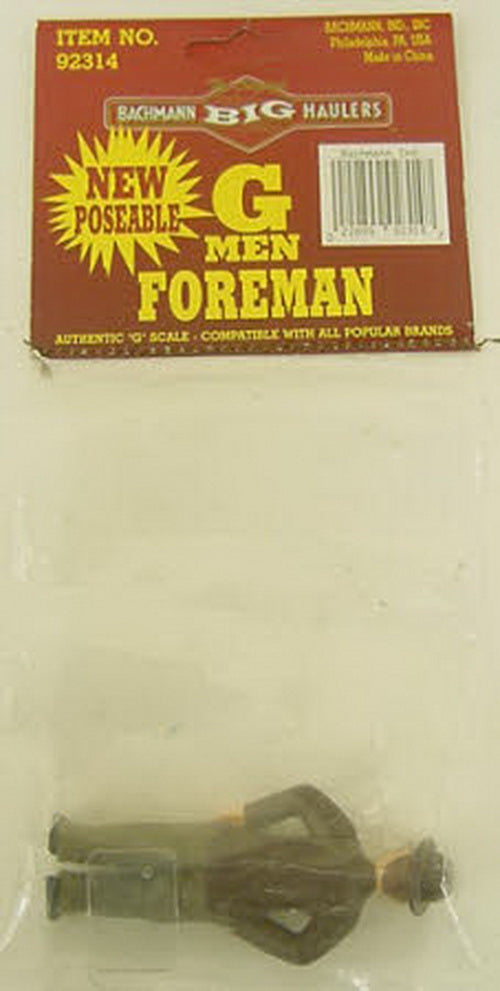 Bachmann 92314 G Scale Foreman Man Figure