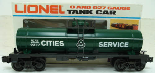 Lionel 6-9277 O Gauge Cities Service Single Dome Tank Car LN/Box