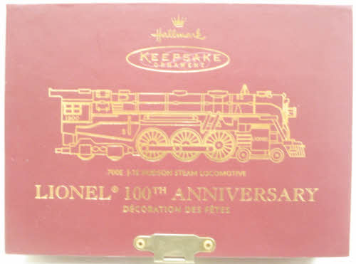 Hallmark QXI5261 Lionel100th Anni. 700E J-1E Hudson Steam Locomotive Ornament LN/Box