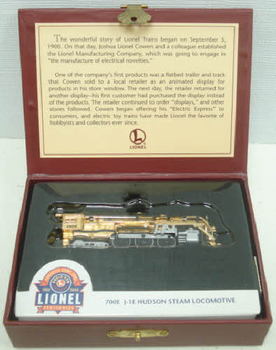 Hallmark QXI5261 Lionel100th Anni. 700E J-1E Hudson Steam Locomotive Ornament LN/Box