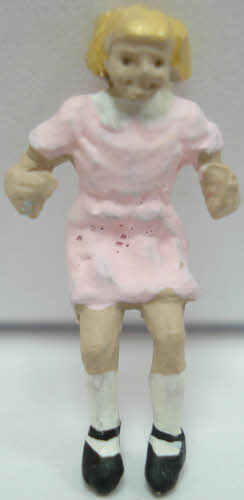 Arttista 1243 O Scale Girl for Swing Pewter Hand Painted Figure Colors May Vary