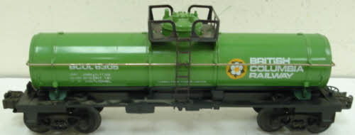 Lionel 6-6305 O Gauge British Columbia Single Dome Tank Car NIB