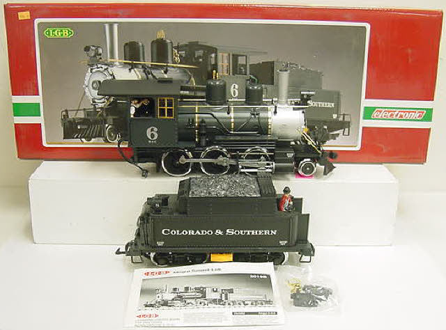 LGB 20192 G Scale Colorado and Southern 2-6-0 Steam Locomotive LN/Box