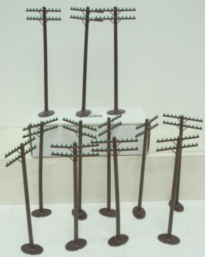 Weaver P743 O Scale Telephone Poles