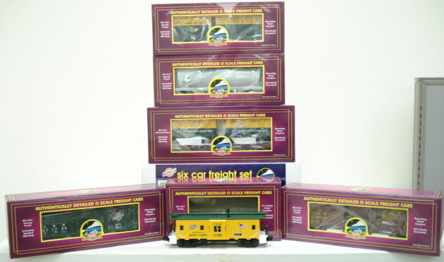 MTH 20-90016 O Chicago & North Western Premier Freight Car Set (Set of 6) LN/Box