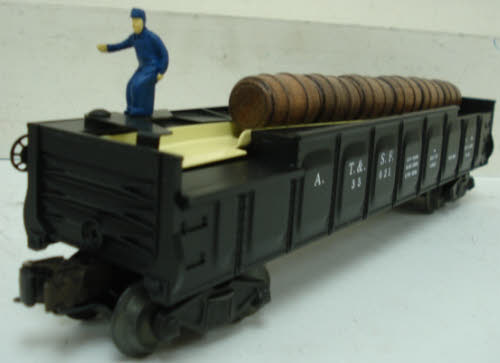 Lionel 6-26757 PWC 35621 O Gauge AT&SF Operating Barrel Car LN/Box