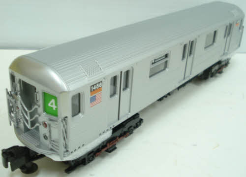 MTH 30-2671-3 O MTA R62 Subway Set Add-On Non-Powered Set (Set of 2) LN/Box
