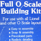 K-Line K4011 O Scale Factory w/Figures and Accessory Building Kit