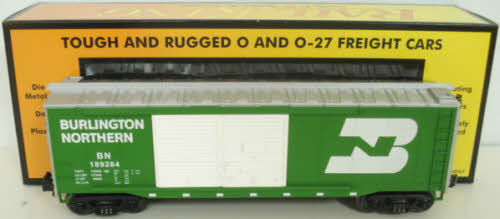 MTH 30-7456 O Gauge Burlington Northern Double Door Boxcar LN/Box