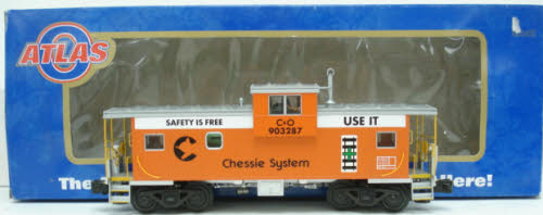 Atlas 6616 O Gauge Chessie System C&O Safety Caboose #903287 (3-Rail) MT/Box