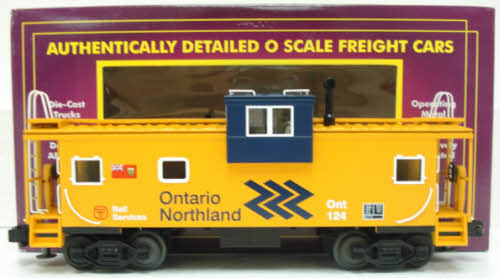MTH 20-91050 Ontario Northland Extended Vision Caboose #124 LN/Box