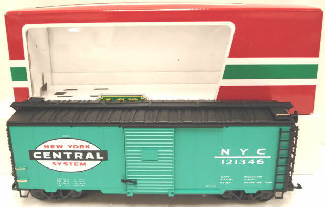 LGB 47913 G Scale New York Central Boxcar - Plastic Wheels LN/Box