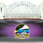 MTH 10-1016 Standard Gauge Silver and Red Hellgate Bridge LN/Box