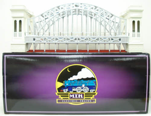 MTH 10-1016 Standard Gauge Silver and Red Hellgate Bridge LN/Box