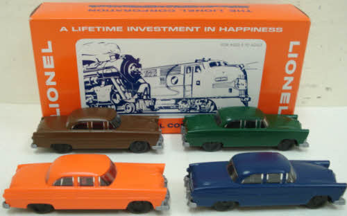 Lionel 6-52153 O Gauge LCCA Four "Vintage" Lionel Automobiles EX/Box
