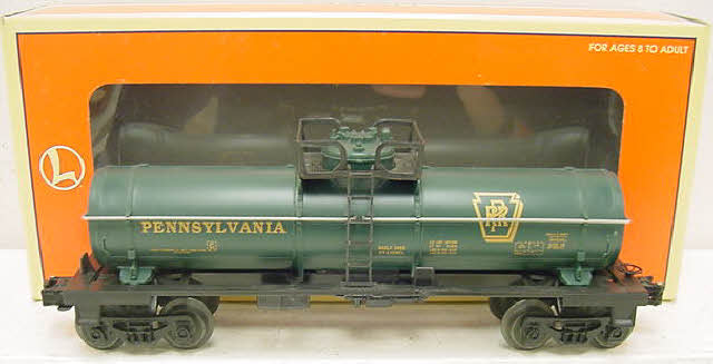 Lionel 6-26100 O Gauge Pennsylvania Single Dome Tank Car LN/Box