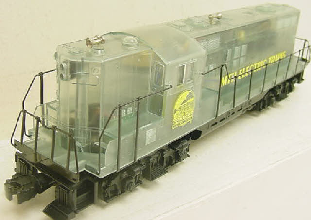 MTH 20-2049-1 Clear Body EMD GP-9 Diesel Engine- Very Rare LN/Box