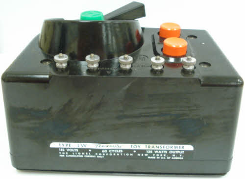 Lionel LW O Vintage Trainmaster 125 Watt Transformer with Whistle VG