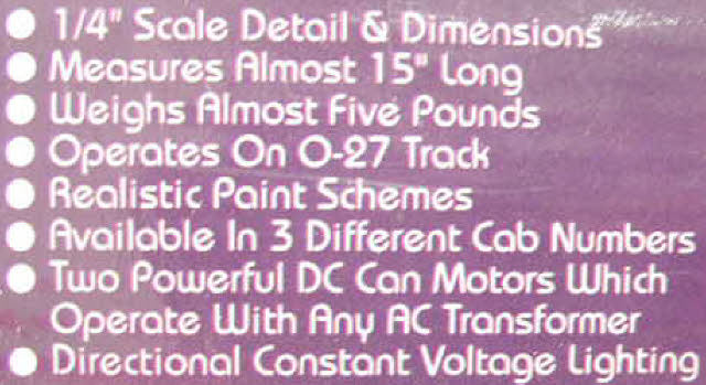 MTH 20-2049-1 Clear Body EMD GP-9 Diesel Engine- Very Rare LN/Box