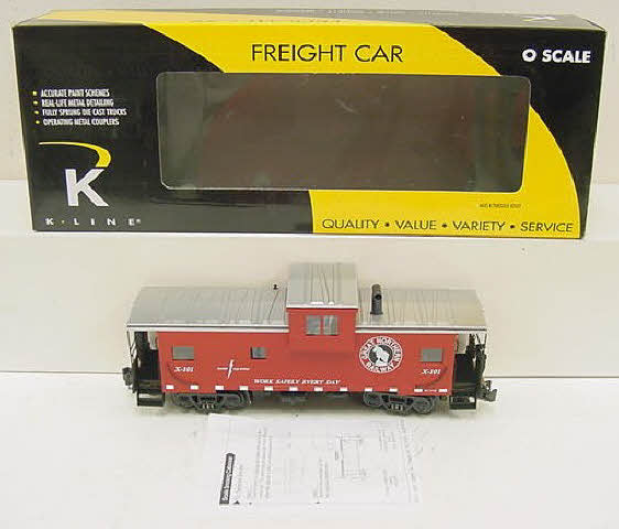 K-Line K618-1591 Great Northern Extended Vision Illuminated Caboose NIB