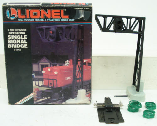 Lionel 6-12763 O/O27 Gauge Single Signal Bridge LN/Box
