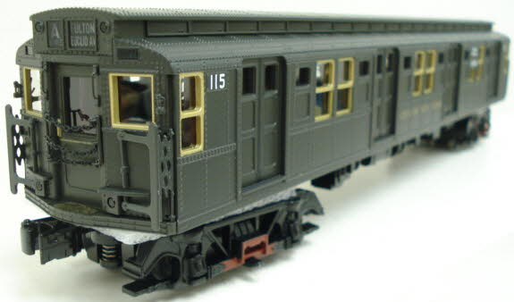 MTH 20-2554-1 O Premier R-1 Subway Passenger Set w/Proto-Sound 2.0 (Set of 4) NIB