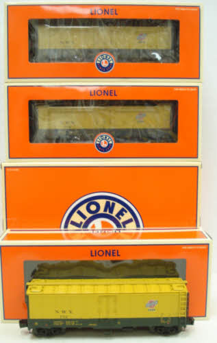 Lionel 6-11877 O Gauge Northwestern Refrigerator Car 3-Pack LN/Box